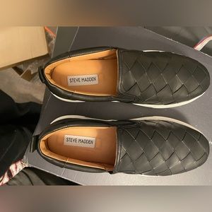 Steve Madden Leather Skate Shoe